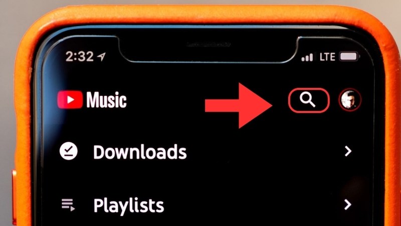 Click on the magnifying glass icon and search for the song or video you want to download MP3